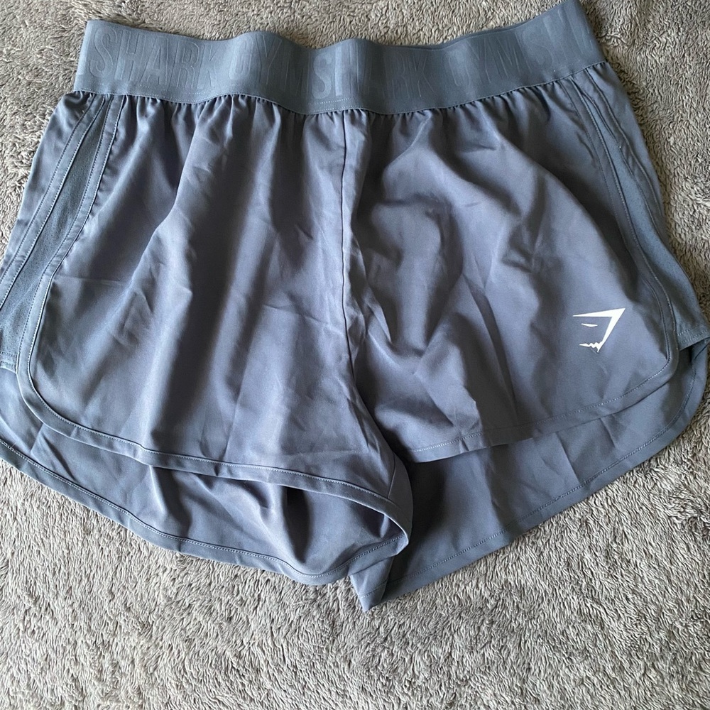 Gray gymshark loose fit training shorts
